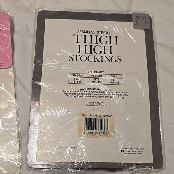 Vintage - 2 pairs sexy hosiery stockings new VINTAGE - Picture 8 of 10